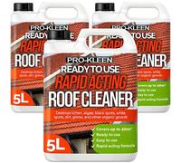 ProKleen Pro-Kleen Rapid Acting Roof Cleaner - Removes Dirt, Grime, Lichen, Black Spots and More - Easy and Ready to Use Formula (15L)