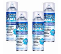 ProKleen Pro-Kleen Tile & Grout Sealer 400ml x4- Waterproof Protection Against Mould, Mildew & Limescale - Seals & Protects