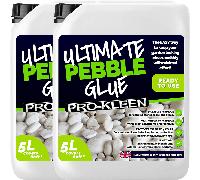 ProKleen Pro-Kleen Ultimate Pebble Glue 10L (Covers 160 ft2) Pebble Glue Binder For Gravel, Stones, Slate & Mulch