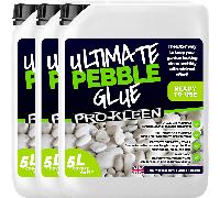 ProKleen Pro-Kleen Ultimate Pebble Glue 15L (Covers 240 ft2) Pebble Glue Binder For Gravel, Stones, Slate & Mulch