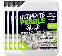 ProKleen Pro-Kleen Ultimate Pebble Glue 20L (Covers 340 ft2) Pebble Glue Binder For Gravel, Stones, Slate & Mulch