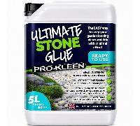 ProKleen Pro-Kleen Ultimate Stone Glue 5L (Covers 80 ft2) - Stone Glue Binder For Gravel, Stones, Slate & Mulch
