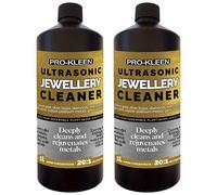 ProKleen Pro-Kleen Ultrasonic Jewellery Cleaner Solution 2 Litre Concentrated Fluid For Ultrasonic Machines - Removes Oils, Scale, Dirt