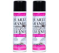 Pro-Kleen Quartz, Granite, Marble and Natural Stone Cleaner 2 x 500ml - Non-Abrasive & Streak Free - Cleans, Polishes & Protects for Kitchens, Bathrooms & More - Provides Long-Lasting Protection