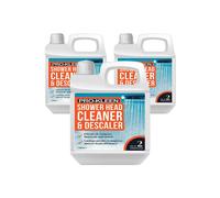 ProKleen Shower Head Cleaner & Descaler - Bacteria & Limescale Remover 3 x 1L in Clear ProKleen Clear