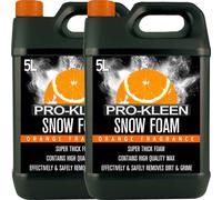 ProKleen Snow Foam Car Shampoo - Non-Caustic & pH Neutral - Orange - 2 x 5L in White ProKleen White