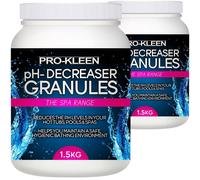 ProKleen Sodium Bisulphate pH Reducer Granules - Pools & Hot Tubs - 2 x 1.5KG in Clear ProKleen Clear
