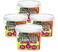 ProKleen Spring & Autumn Lawn Feed Grass Green Fertiliser 4 x 2.5KG ProKleen Green