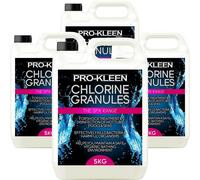 ProKleen Stabilised Chlorine Granules for Hot Tubs, Spas & Pools 4 x 5KG in Clear ProKleen Clear