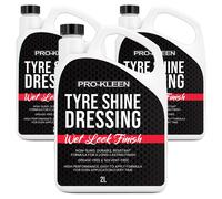 ProKleen Tyre Shine Dressing Wet Look Non-Sling & Solvent Free Formula 3 x 2L in Clear ProKleen Clear