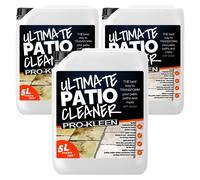ProKleen Ultimate Patio Cleaner & Black Spot Remover 3 x 5L in Clear ProKleen Clear