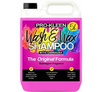 ProKleen Wash & Wax Car pH Neutral Shampoo with Carnauba Wax Bubblegum 1 x 5L in Clear ProKleen Clear