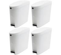 ProKleen White Pedal Operated Toilet Sanitary Bin 20L Capacity Bathroom Hygiene | Size: 1 Pack ProKleen White 1 Pack