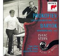 PROKOFIEV/BARTOK/STERN/MEHTA/BERNSTEIN: VIOLIN CONCERTOS 1 & 2/RHAPSODIES F - CD