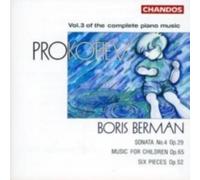 PROKOFIEV: PIANO MUSIC 3 - CD