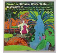 Prokofiev: Sinfonia Concertante Op 125 / Rostropovitch Cello With The Royal Philharmonic Orchestra Conducted By Sir Malcolm Sargent