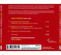 PROKOFIEV: SYMPHONIES NOS. 3 & 7 NEW CD