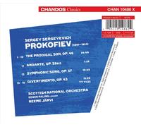 PROKOFIEV: THE PRODIGAL SON; DIVERTIMENTO; SYMPHONIC SONG NEW CD