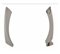 PROKROPKVK Car Inside Door Handle for BMW 3Series E90 E91 318 320 325 328 330 335 Part Inner Doors Panel Handle Bar Pull Trim Cover Full Set Interior Door Handles Pull Trim Cover(Gray(on the Right))