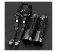 PROKROPKVK Clutch Levers Brake Handlebar for Hyosung for GT250R for GT250 R 2006-2010 Adjustable Brake Clutch Levers Handlebar Grips Handle Bar Ends Brake Handle Lever(9)