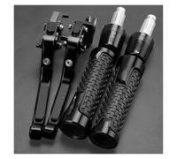 PROKROPKVK Clutch Levers Brake Handlebar for Suzuki for V-Strom 650/xt DL650 DL 650 for Vstrom for V Strom 650 2011-2024 Brake Clutch Levers Handle Grips Ends Brake Handle Lever(9)