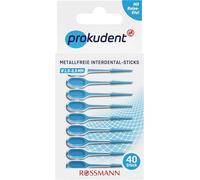 prokudent Interdental sticks, blue, (diameter 1.5-3.5 mm), 40 sticks - with travel case