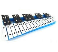 ProKussion Blue27V 27 Key Chromatic Glockenspiel Xylophone with Notes Engraved Into Keys - Blue