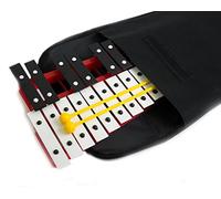 ProKussion School Series 27 Key Glockenspiel Xylophone with Deluxe Soft Carry Case (Red)