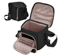 Prokva Camera Sling Bag for Polaroid, Camera Case with Film Storage, Black | Compatible with Polaroid Now I-Type/ Now+ I-Type/ OneStep+/ OneStep 2 VF/ Flip/ Go Series