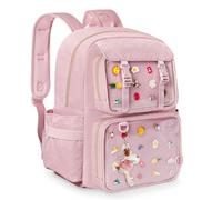 Prokva Ita Bag Pin Display Backpack with Inserts for Pins, Kawaii Ita Backpack for Anime Cosplay, Pink (Empty Bag)