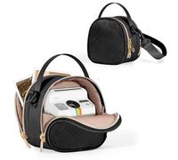 Prokva Mini Camera Bag Compatible with Polaroid Go Generation 2 Mini Instant Camera, Small Sling Camera Bag with Pockets and Shoulder Strap, Black