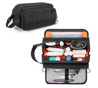 Prokva Tactical Medical Bag, Travel First Aid Bag Trauma Kit Empty, Black