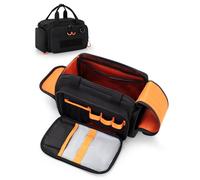 Prokva Tactical Travel Toiletry Bag for Men with Dual Way Zippers, Black