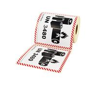 Prolac UN 3480 Dangerous Goods Sticker Contains Lithium-Ion Batteries, Pack of 250, 100 x 100 mm, Self-Adhesive, Labels, Labels Self-Adhesive, Dangerous Good Stickers