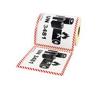 Prolac UN 3481 Dangerous Goods Sticker Contains Lithium-Ion Batteries, Pack of 250, 100 x 100 mm, Self-Adhesive, Labels, Labels Self-Adhesive, Dangerous Good Stickers