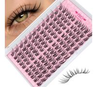 PROLASHBEAUTY Spiky Eyelash Clusters Eyelash Cluster Fox Eye Lash Clusters Waterproof Lashes Lightweight Wispy Cluster Eyelash Extensions Natural Look Easy to Apply(Fox Eye-04 Spike)