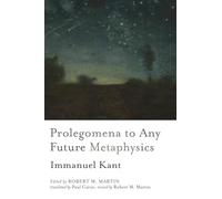 Prolegomena to Any Future Metaphysics