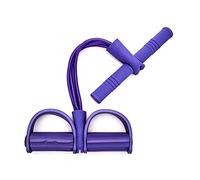 ProLeo Multifunctional Tensioning Rope Fitness Pedal Training Rope Pull Straps, 4 Tube Leg Exerciser Pull Rope, Portable Home Gym Device for Fitness Loss Training