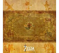 Prolific Art Galleries The Legend of Zelda Breath of the Wild Hyrule Map Canvas Print Poster Wall Art Decor - 6x6 inch - Ganon and Divine Beasts; Vah Ruta Vah Medoh Vah Rudania and Vah Naboris
