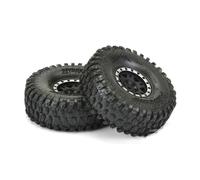 Proline Hyrax 1.9 G8 Tyres On Impulse Black Silver BeadLock Wheels PL10128-13