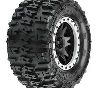 Pro-Line Trencher 4.3in Tyres Mounted on Pro-Loc Impulse Black Wheels PL10151-13