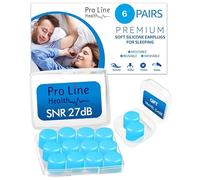 ProLine Health Soft Silicone Ear Plugs for Sleeping, Swimming, Travel & Festivals - 27dB Noise Cancelling Earplugs for Sleep, Snoring, Concerts, Flights - Reusable, Moldable & Waterproof