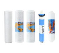 Proline Plus Filter Replacement Compatible Kit - Made in USA, Includes All Needed RO Water Filters Including 50 GPD Membrane for 5 Stage Proline Plus Reverse Osmosis