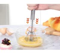 Proline Whizzy Whisk Push Whisk Mixer| Matacha Whisk| Milk Frother| Professional Manual Hand Whisk| Professional Cake Mixer|