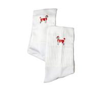 PRO'line X Dshirt14 Sponge Socks Pop Origami Toy Poodle Dog Performance Everyday for Men and Women Tennis, Padel, Basketball, Fitness, White, 37-41