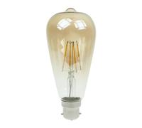 Prolite Gold Tinted LED Squirrel Cage 4W B22d 240V Extra Warm White Dimmable