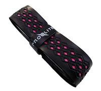 Prolite No-Sweat Diamond Grip for Pickleball Paddles, Racquetball, Squash, Platform Tennis, Badminton and More (Pink Underlay)