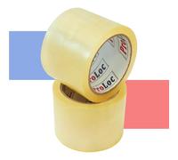 ProLoc Extra Wide Packaging Tape (72mm x 66m) - Pick Colour & Qty - 3 inch Wide Ultra Strong Packing Tape with Sticky & Secure Seal for Packing Large & Heavy Boxes and Moving House (Clear, 2 Rolls)