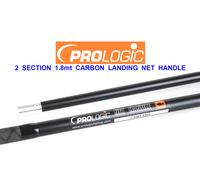 PROLOGIC 2 SECTION 1.8 6ft FULL CARBON LANDING NET HANDLE CARP SPECIMEN FISHING