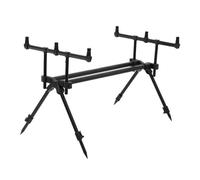 Prologic C-SERIES Twin Support 3 Rod Pod - Aluminium, Adjustable Length and Height, Supplied with Padded Carry Bag